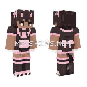 Catboy Tan Minecraft skin