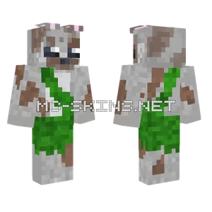 Caveman Rabbit Minecraft skin