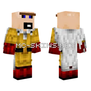 Caveman Saitama Minecraft skin