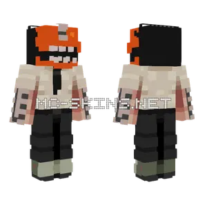 Chainsaw Man Minecraft skin