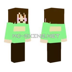 Chara Looks Game Minecraft skin