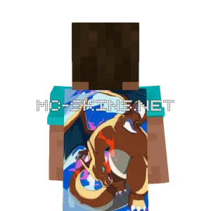Charizard Flying cape, outside and lining