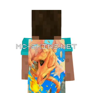 Charizard Mega cape, outside and lining