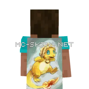 Charmander Shiny cape, outside and lining
