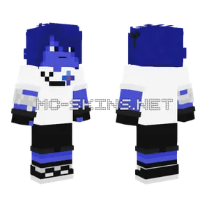 Charredmc Blue Skin Minecraft skin