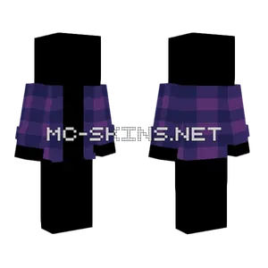Checkered Blue Purple Magenta Base Minecraft skin