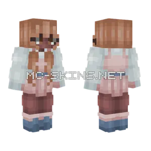 Cheerleader Using Raffle Base Minecraft skin