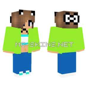 Cheerleading Girl Minecraft skin