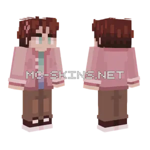 Cherry Blossom Dude Minecraft skin