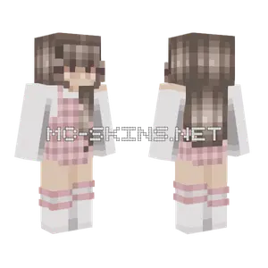Cherry Blossom Girl Minecraft skin