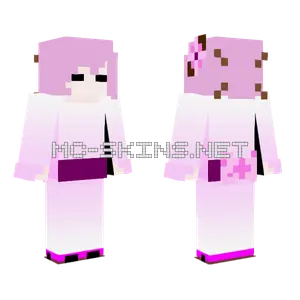 Cherry Blossom Girl Minecraft skin