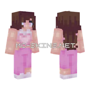 Cherry Blossom Girl Minecraft skin