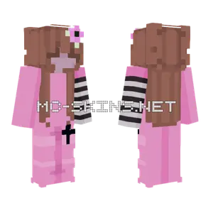 Cherry Blossom Onesie Minecraft skin