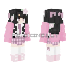 Cherry Blossoms RCE Girl Minecraft skin
