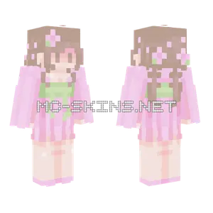 Cherry Hanfu Minecraft skin