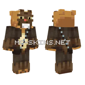 Chewbacca Bidoof Minecraft skin