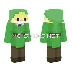 Chibi Ben Drowned Skin Minecraft skin