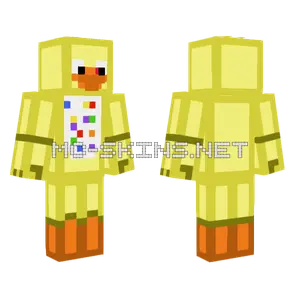 Chica The Chicken Minecraft skin