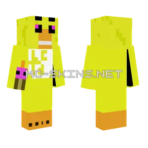 Chica With Cupcake Minecraft skin