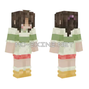Chihiro Spirited Away Minecraft skin
