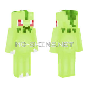 Chikorita Pokemon Minecraft skin