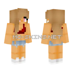 Chill Girl Minecraft skin