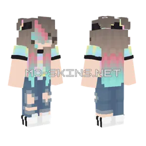 Chilling Feeling Girl Minecraft skin