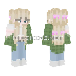 Chilling Girl Minecraft skin
