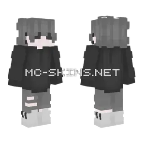 Chilling Grey Outfit Minecraft skin