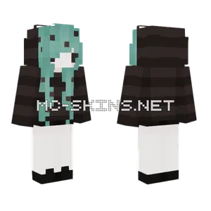 Choco Mint Chibi Minecraft skin