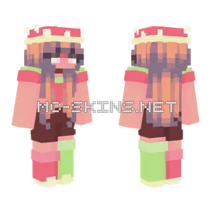 Chocolate Dipped Strawberries Minecraft skin