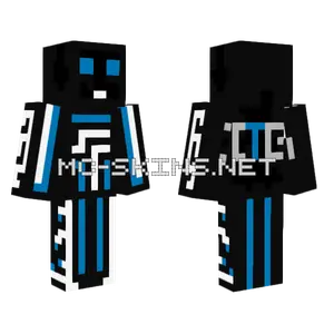 Chokiboll Blue Outfit Minecraft skin