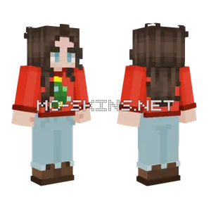 Christmas Cassidy Minecraft skin