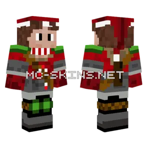 Christmas Confounded Adventurer Minecraft skin