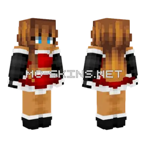 Christmas Dance Girl Minecraft skin