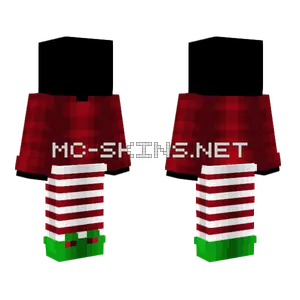 Christmas Elf Outfit Minecraft skin