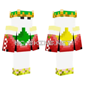 Christmas Elf Outfit Minecraft skin