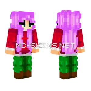 Christmas Girl Minecraft skin