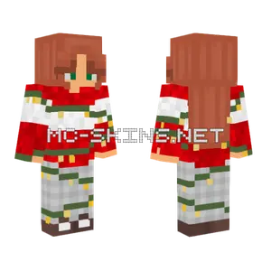 Christmas Lights Sweater Minecraft skin