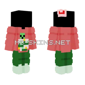 Christmas Outfit Ob Minecraft skin