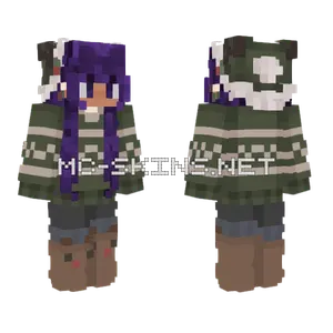 Christmas Pelle Slim Minecraft skin