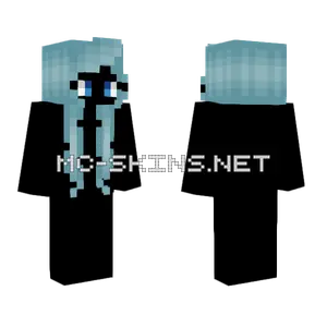 Christmas Permafrost Blue Hair Minecraft skin