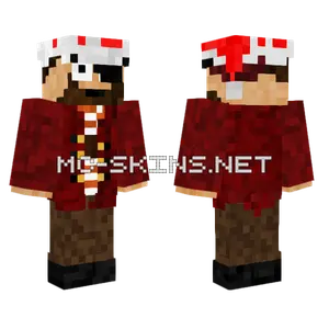 Christmas Pirate Minecraft skin
