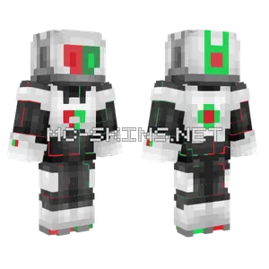 Christmas Robot Minecraft skin