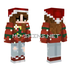 Christmas Skin Girl Minecraft skin