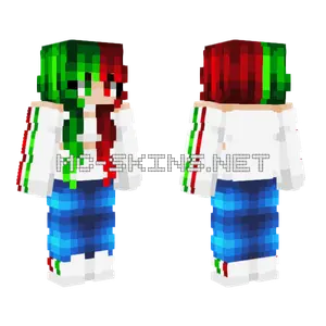 Christmas Spirit Girl Minecraft skin