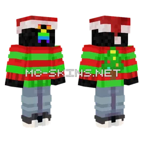 Christmas Tree Sweater Minecraft skin