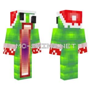 Christmas Unspeakable Minecraft skin