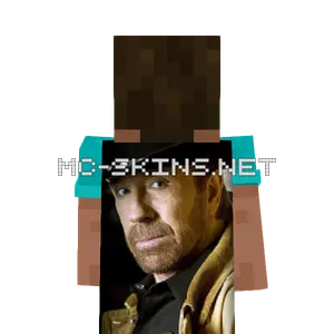 Chuck Norris cape, outside and lining