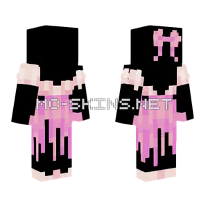 Cinderella Broken Dress 2 Base Minecraft skin